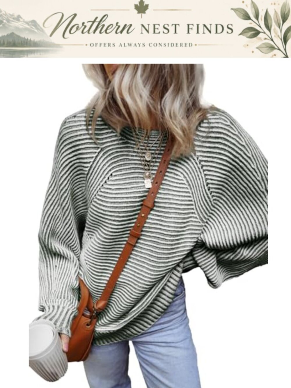 Women's Crochet Sweater Long Sleeve Hollow Out Pullover Tunic Top